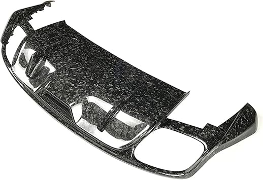 Compatible with Porsche/Panamera 971 Dry Carbon Fiber Rear Bumper Lip Diffuser Rear Spoiler Car Accessories Trim