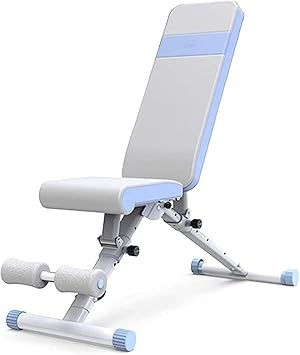 Foldable Dumbbell Stool Flying Bird Bench Press Home Sit-up Board Fitness Equipment Multifunctional Weightlifting Bed 6 Adjustable Adjustable Benches