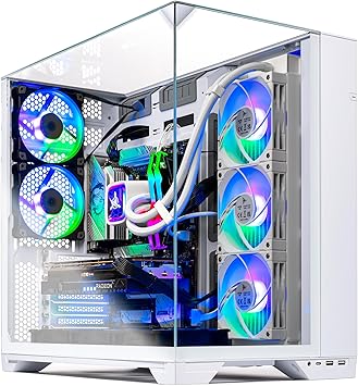 Skytech Gaming O11 Vision Desktop PC, Ryzen 7 9800X3D 4.7 GHz (5.2 GHz), AMD RX 9070XT 16GB, 2TB Gen4 NVMe SSD, 32GB DDR5 RAM 6000 RGB, 850W Gold ATX 3 PSU, 360mm ARGB AIO, Wi-Fi, Win 11