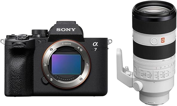 Sony Alpha a7 IV Mirrorless Digital Camera FE 70-200mm f/2.8 GM OSS II G Full-Frame FE-Mount Lens (Renewed)