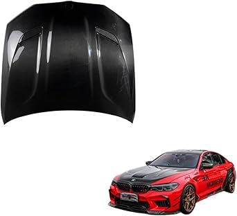 Car Exterior Accessories F90 CS Style Dry Carbon Fiber Front Bonnet Compatible for BMW 5 Series G30 G38 M5 F90 Engine Cover Hood