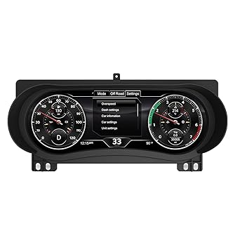 12.3 inch Digital Dash Instrument Cluster for Jeep Wrangler JL/Gladiator 2018-2023 Car Odometer Dashboard Cluster Virtual Cockpit Plug&Play,Non-Destructive Install,OTA Upgrade