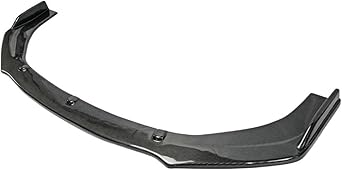 Car Accessories Compatible with KIA 2016 Carbon Fiber Front Lip Glossy Fibre Bumper Splitter Racing Spoiler