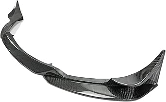 Car Accessories Compatible with Mazda Carbon Fiber Front Lip Glossy Finish Bumper Splitter Tuning Under Spoiler Kit