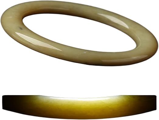 Bracelets Jewelry Gifts Attract Wealth and Good Luck 天然和田玉 Wealth Green Hetian jade Bracelet Spiritual Gift 手镯 Fengshui Natural Jade Bangle Bracelet For Women 女新疆晴水玉镯子 H-215