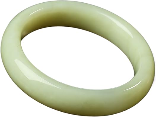 Bracelets Jewelry Gifts Attract Wealth and Good Luck 天然和田玉 Wealth Green Hetian jade Bracelet Spiritual Gift 手镯 Fengshui Natural Jade Bangle Bracelet For Women 女新疆晴水玉镯子 H-393