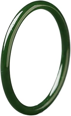 Bracelets Jewelry Gifts Attract Wealth and Good Luck 天然和田玉 Wealth Green Hetian jade Bracelet Spiritual Gift 手镯 Fengshui Natural Jade Bangle Bracelet For Women 女新疆晴水玉镯子 H-383
