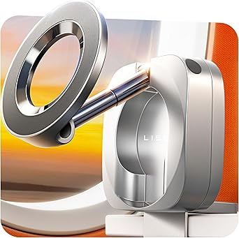 LISEN Airplane Travel Essentials for Women Men Phone Holder Cruise Must Haves Tripod Monopod Accessories Camera Mounts Clamps MagSafe Phone Accessories Airplane Gadgets Men Long Flight，Silver