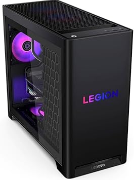 Lenovo Legion Tower 5i – AI-Powered Gaming PC - Intel® Core Ultra 7 265F Processor – NVIDIA® GeForce RTX™ 5070 Ti Graphics – 32 GB Memory – 1 TB Storage – 3 Months of PC GamePass