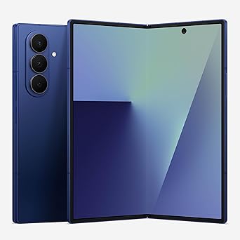 Samsung Galaxy Z Fold7 Cell Phone, 256GB AI Smartphone, Unlocked Android, AI Photo Edits, Large Screen, Long Battery Life, 2025, US 1 Yr Manufacturer Warranty, Blue Shadow