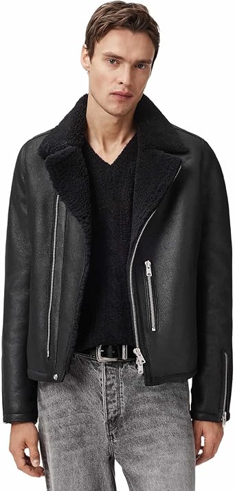 AllSaints Men's Correz Shrl Biker