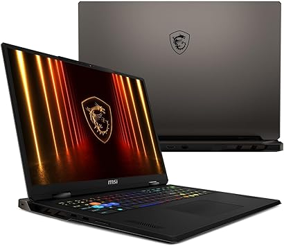 EXCaliberPC [2025] MSI Vector A18 HX A9WIG-076US (AMD Ryzen 9 9955HX, 96GB DDR5 RAM, 2X 8TB WD NVMe SSD, NVIDIA GeForce RTX 5080, 18" QHD+ 240Hz, Windows 11 Pro) Gaming Laptop