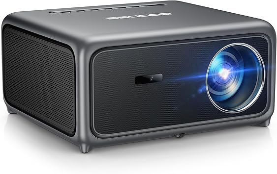 GooDee 4K Smart Projector with WiFi 6 & Bluetooth - UHD Movie Projector, ToF Auto Focus & Keystone, MEMC, Built-in Streaming Apps, Dolby Audio Home Theater for Outdoor Movie Night & Bedroom Cinema