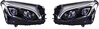 Car Headlights Compatible with Benz GLC W253 2016-2019 LED Car Lamps Daytime Running Lights Dynamic Turn Signals Car Accessories