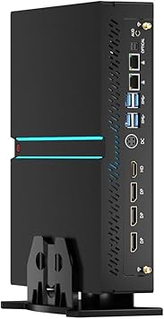 msecore AI Mini PC i9, Core i9-13900F 24 Cores Upto 5.6GHz with Gerforce RTX 4070 12G Desktop Computer, 64G DDR5 RAM 1T PCIE 4.0 SSD, WiFi 6E, 8K Support, Four Display, Dual LAN, Windows 11 Pro