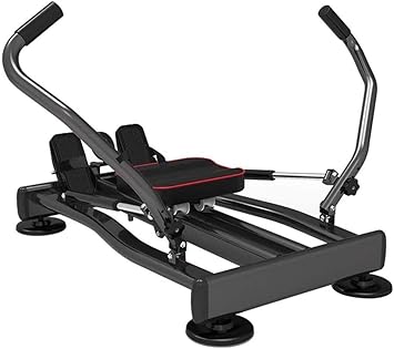 Home Rowing Machine Rowing Machines for Home Use Hydraulic Rower Trainer Indoor Rower Bench Abdominal Fitness Equipment 4 Levels of Resistance Adjustment LCD Display Maximum Load 120kg