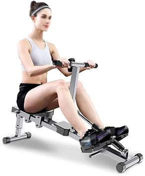 Foldable Rowing Machines Rowing Machine Indoor Foldable Rowing Machine Rowing Bench Abdominal Fitness Equipment Hd Data Display 90° Folding Storage Double Track Suitable