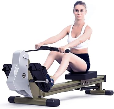 Home Rowing Machine Rowing Machines for Home Use Indoor Foldable Rowing Machine Workout Machine Fitness Equipment 12 Resistance Adjustment Suitable for Home Fitness Exercise