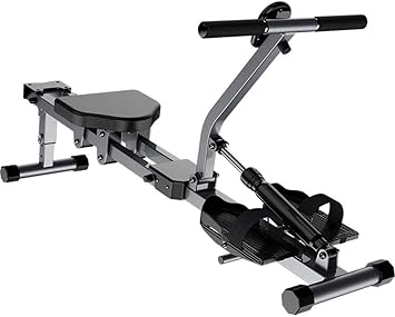 Home Rowing Machine Rowing Machine Foldable Rowing Machines for Home Use Indoor Rower Abdominal Fitness Equipment 12 Resistance Adjustment LCD Display Maximum Load 150kg for Office
