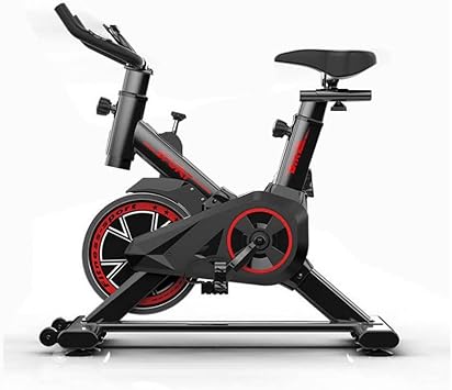 Indoor Cycling Bike Stationary Exercise Bike for Home Gym Cardio Bike Fitness Training Bike with Comfortable Seat Cushion Indoor Weight Loss Sports Equipment