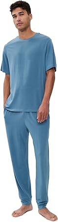 Eberjey Henry Short Sleeve Pant PJ Set