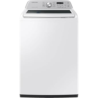 4.7 cu.ft. Large Capacity Smart Top Load Washer with Active WaterJet in White