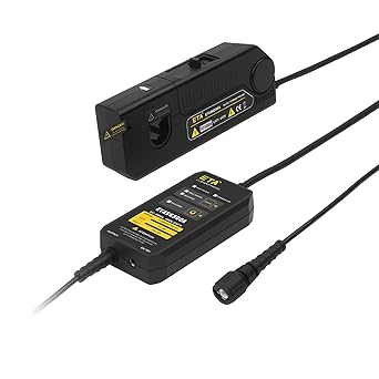 ETA AC/DC Oscilloscope Probe High Bandwidth High Precision Oscilloscope Current Probe Universal AC and DC Current Waveform Measurement Sensor ETA56500A(5MHz+500A)