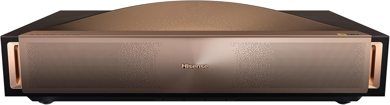 Hisense L9Q Ultra Short Throw Triple Laser Projector, 4K UHD, 5,000 Lumens, 5000:1 Contrast, 80” - 200”, Dolby Vision & Atmos, IMAX Enhanced, Google TV, Pantone Validated, Tuned by Devialet