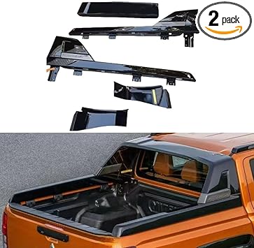 Roll Bar Chase Rack Pickup Sports Bar Fits for Mitsubishi L200 Triton 2024 2025 2026 ABS Plastic Glossy Black