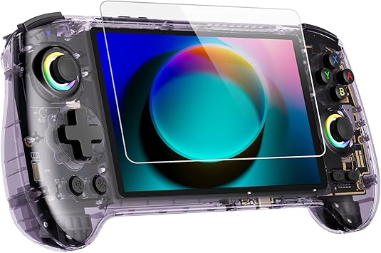 RG557 Retro Handheld Game Android 14,rg 557 Handheld Game with 5.48 inch Touch OLED Screen,RG557 Supports DP and WiFi Bluetooth has Hall Rocker Battery 5500mAh