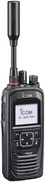 Icom IC-SAT100 PTT Satellite Radio | Global Coverage | Rugged Design | Push-to-Talk | Reliable Communication | Easy Operation