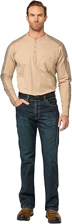 Bulwark FR Men's Flame Resistant Stretch Denim Dungaree Jean