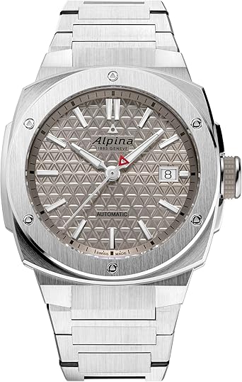 Alpina Men's Alpiner Extreme Swiss Made 3-Hand Date Automatic Watch, Stainless Steel Bracelet, Sapphire Crystal, 41 x 42.5mm, 100M Water Resistant