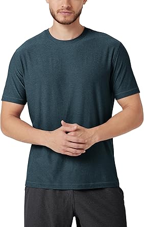 ODODOS Men's Performance T-Shirt - odSTRATUM Tech Tee, Ultra Soft Moisture Wicking UPF 50+ Fitness Shirts - The Ascent Series