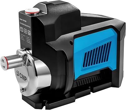 1HP 80PSI Whole House Variable Speed Automatic Water Pressure Booster Pump,Integrated Self-Priming,Low Noise,Variable Speed Constant Pressure Smart Pump for Home House Villa Apartmen