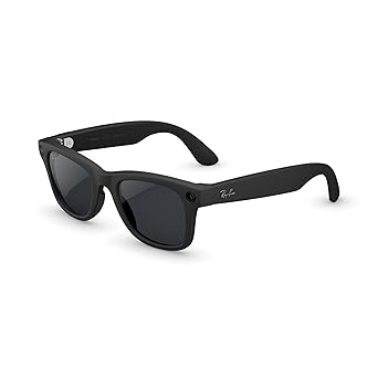Ray-Ban Meta (Gen 2), Wayfarer, Matte Black | Smart AI Glasses for Men, Women — 2x Battery Life — 3K Ultra HD Resolution — 12 MP Ultra-Wide Camera, Audio, Video — Transitions® Grey Lenses