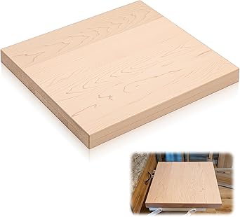 Appliance Mixer Lift Block Platform Maple Wood for Home Space Savings
