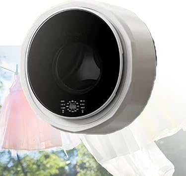 Portable Washer and Dryer Combo,Wall Mounted Washing Machine,3kg Washing Machine with Condensation Drying and High-Temp Stain for Rv, and Small Spaces