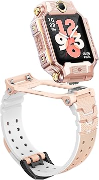 imoo X10 Kids Smartwatch, Compatible with Verizon & T-Mobile, Long-Lasting HD Video & Phone Call, GPS Location Tracking & IPX8 Water-Resistant, 14 Days History, Multisport Mode （Pink）