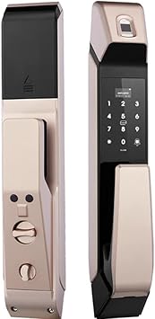 Automatic Smart Fingerprint Door Lock Electronic Password Card Key Unlock Digital Keyless