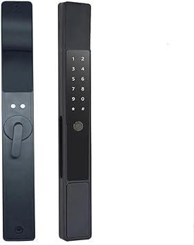 Waterproof Smart Fingerprint Password Automatic Lock for Outdoor Push Pull Sliding Door Mortise