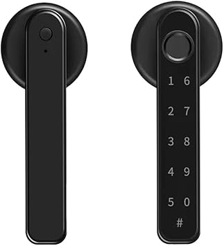 Smart Lock Fingerprint Password Electric Biometrics Code Number Single Latch Door