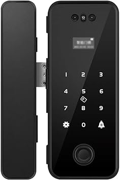Smart Recognition Fingerprint Password Code Lock for Frameless Frame Push Sliding Door