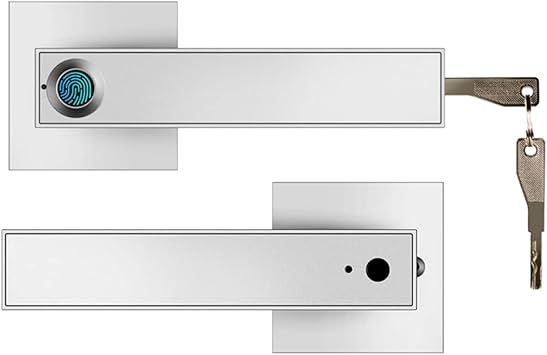 Electronic Smart Lock Mode Charging Fingerprint Door Security Biometric Handle
