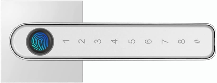 Smart App Control Fingerprint Password Household Lever Handle Lock Electronic Door Locks for Home