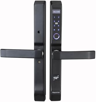 Door Locks Fingerprint, Smart Keyless Lock Waterproof Outdoor Smart Lock biometric Electronic Door
