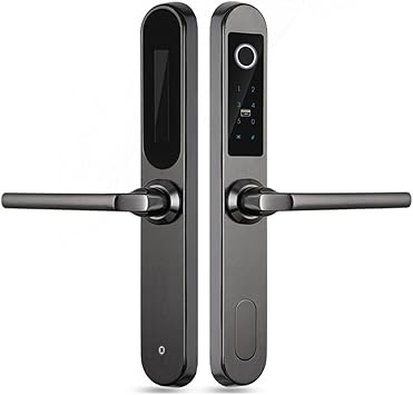 304 SS Smart Lock Electronic Biometric Fingerprint Scanner Keyless Touch Security Door Locks for Aluminum Glass Sliding Door
