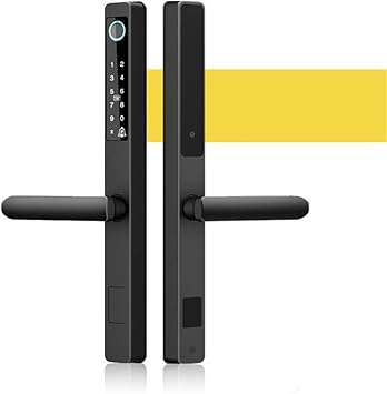 Waterproof Outdoor TUYA Fingerprint Lock APP Code Keyless Smart Electronic Door for Aluminum Door/Iron Gate
