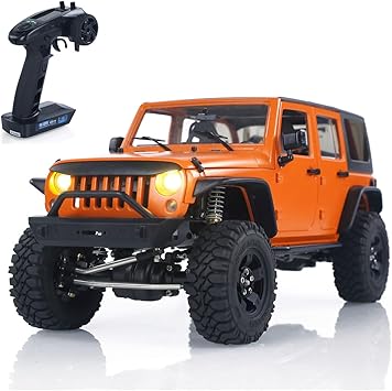 TOUCAN RC HOBBY 1/18 RC Crawler Car CUB2 RTR Remote Control Off Road Vehicle 2-Speed Transmission Flysky GT5 Radio Battery Light Sound for Ages 14+