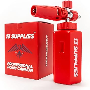 Pressure Washer Foam Cannon for Car Wash – Snow Foam Blaster with 1/4 - Quick Connect, Adjustable Nozzle, Thick Clingy Foam for Cars, Trucks, RVs, Motorcycles & Outdoor Cleaning